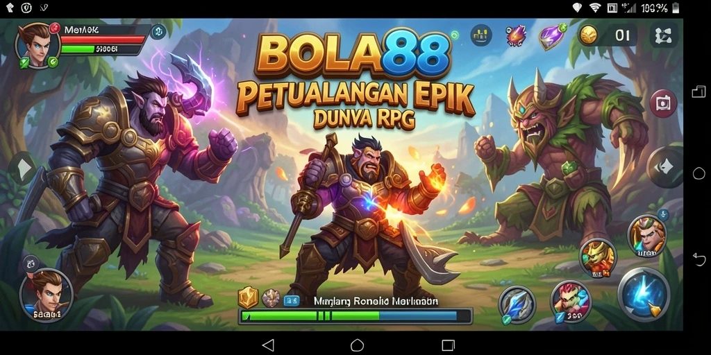 Tampilan gameplay BOLA88 yang menawan dan mendebarkan.