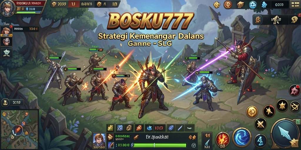 Tampilan gameplay menegangkan di <strong>BOSKU777</strong> penuh strategi dan aksi.