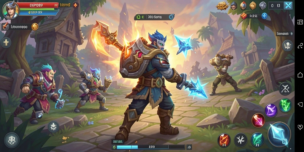 Tampilan gameplay DEPO89 yang epik dan penuh aksi.
