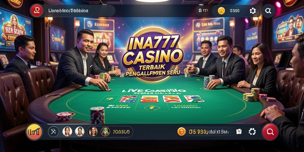 Gameplay mendebarkan di Live Casino INA777 dengan interaksi langsung.