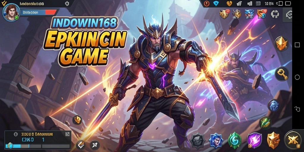 Tampilan utama gameplay INDOWIN168 yang mendebarkan dan penuh aksi.