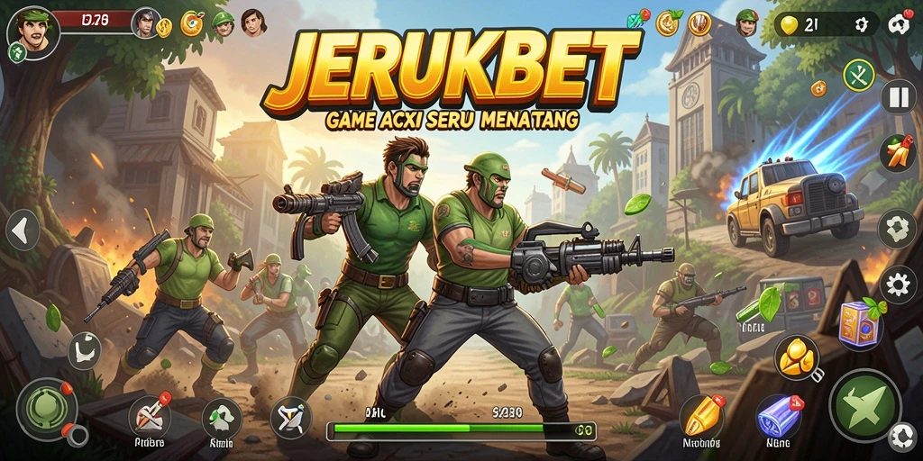 Tampilan gameplay JERUKBET yang seru dan penuh aksi.