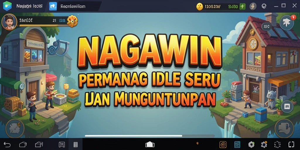Gameplay seru NAGAWIN dengan elemen Idle yang menarik.