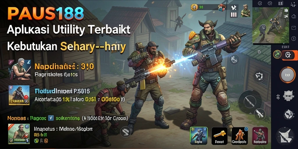 Screenshot menunjukkan antarmuka PAUS188 yang user-friendly dan fungsional.