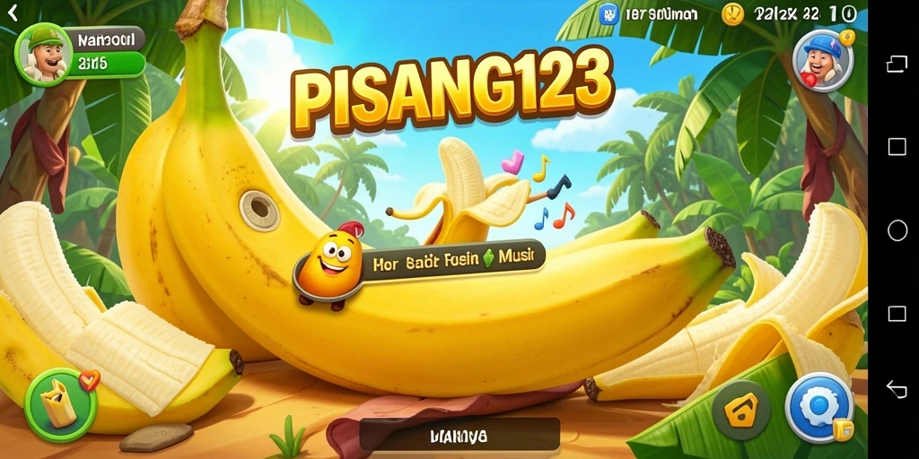 Tampilan gameplay PISANG123 yang interaktif dan menyenangkan.