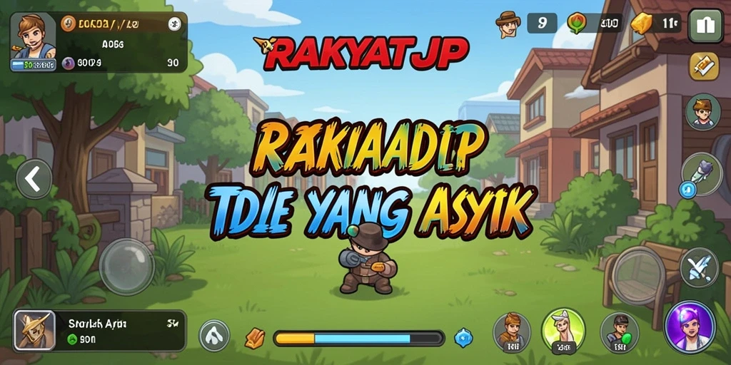Tangkapan layar gameplay RAKYATJP yang menyajikan interaksi Idle yang menarik.