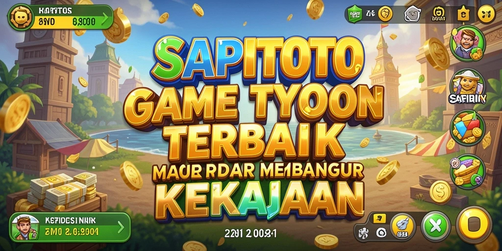 Tampilan gameplay menarik dari SAPITOTO yang melibatkan strategi bisnis.