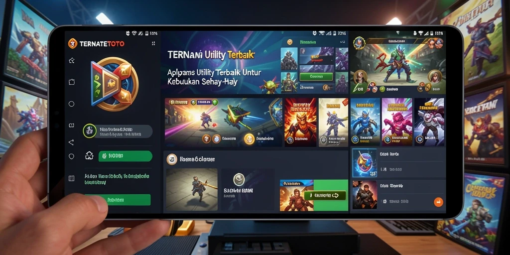 Tampilan antarmuka TERNATETOTO dengan fitur manajemen tugas yang menarik.