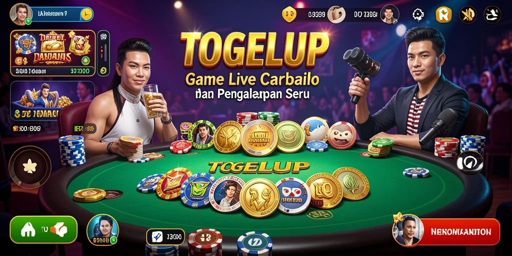Tampilan gameplay TOGELUP yang mendebarkan dalam sesi Live Casino.